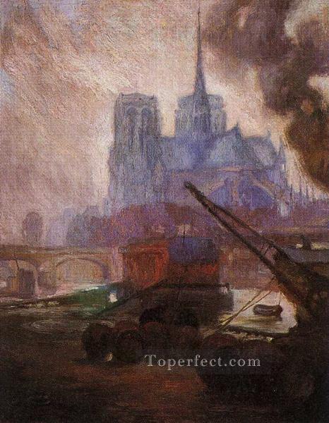 Notre Dame de Paris 1909 Diego Rivera Oil Paintings